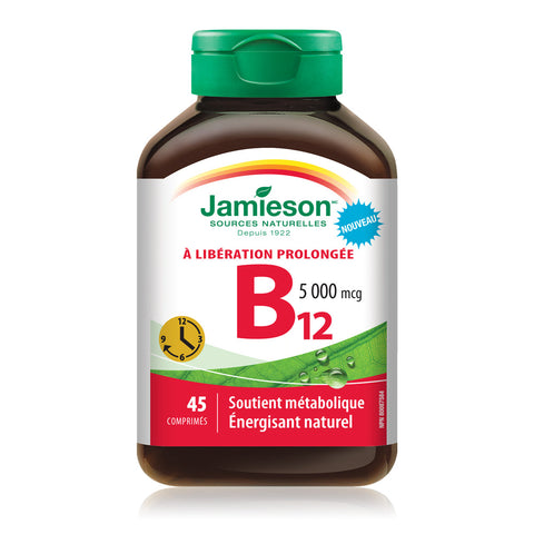 9127_B12 Timed Release 5000mcg_Bottle FR