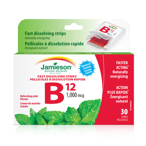 2777 Vitamin B12 1,000 mcg (Methylcobalamin) - Fast Dissolving Strips White Background