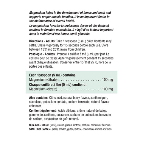 6734_magnesium liquid_nutritional panel
