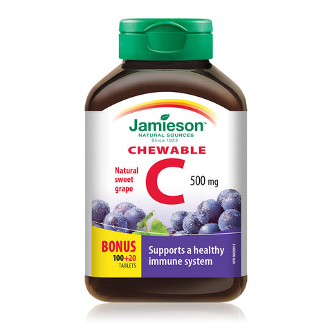 5201_Vitamin C Chewable_Grape_Bottle_EN