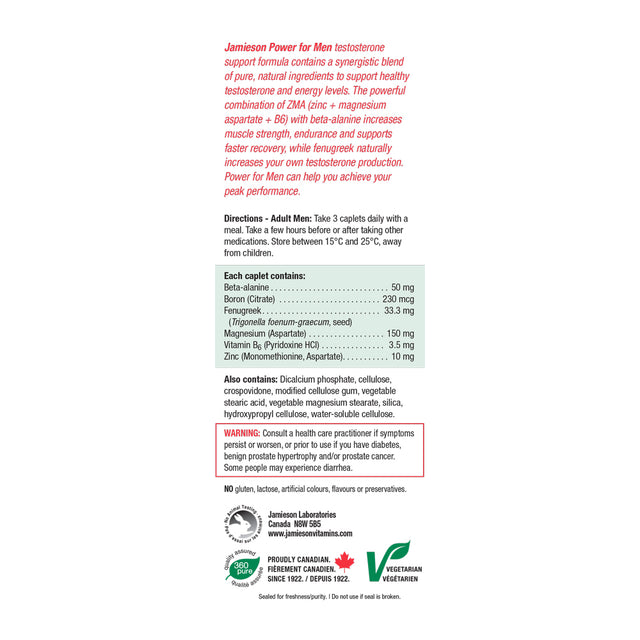 Power for Men Jamieson Vitamins