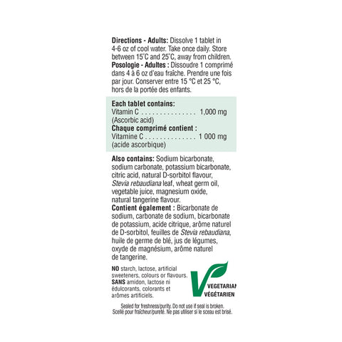 6735 Vitamin C | Effervescent Label