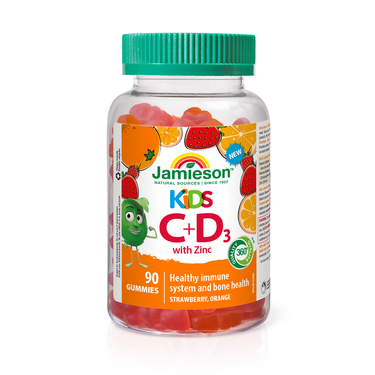9997 Kids Vitamin C+D3 Gummies with Zinc 9997_MAIN