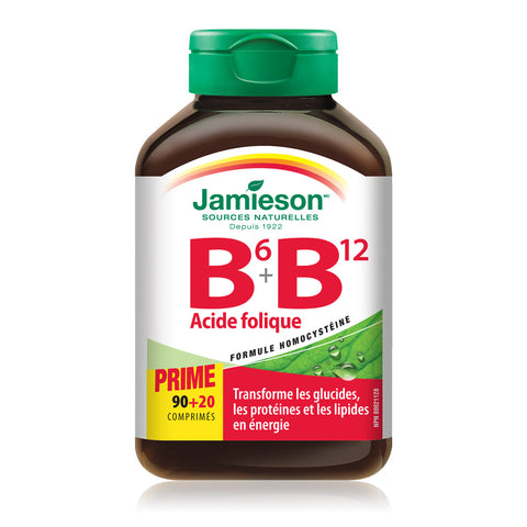 5326 Vitamin B6 + B12 and Folic Acid Bottle FR