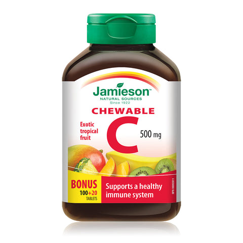 2457_Vitamin C Chewable_Tropical Fruit_Bottle_EN
